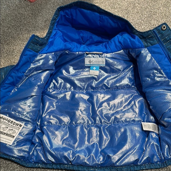 Columbia Kids' Patterned Blue Raincoat - Picture 2 of 5